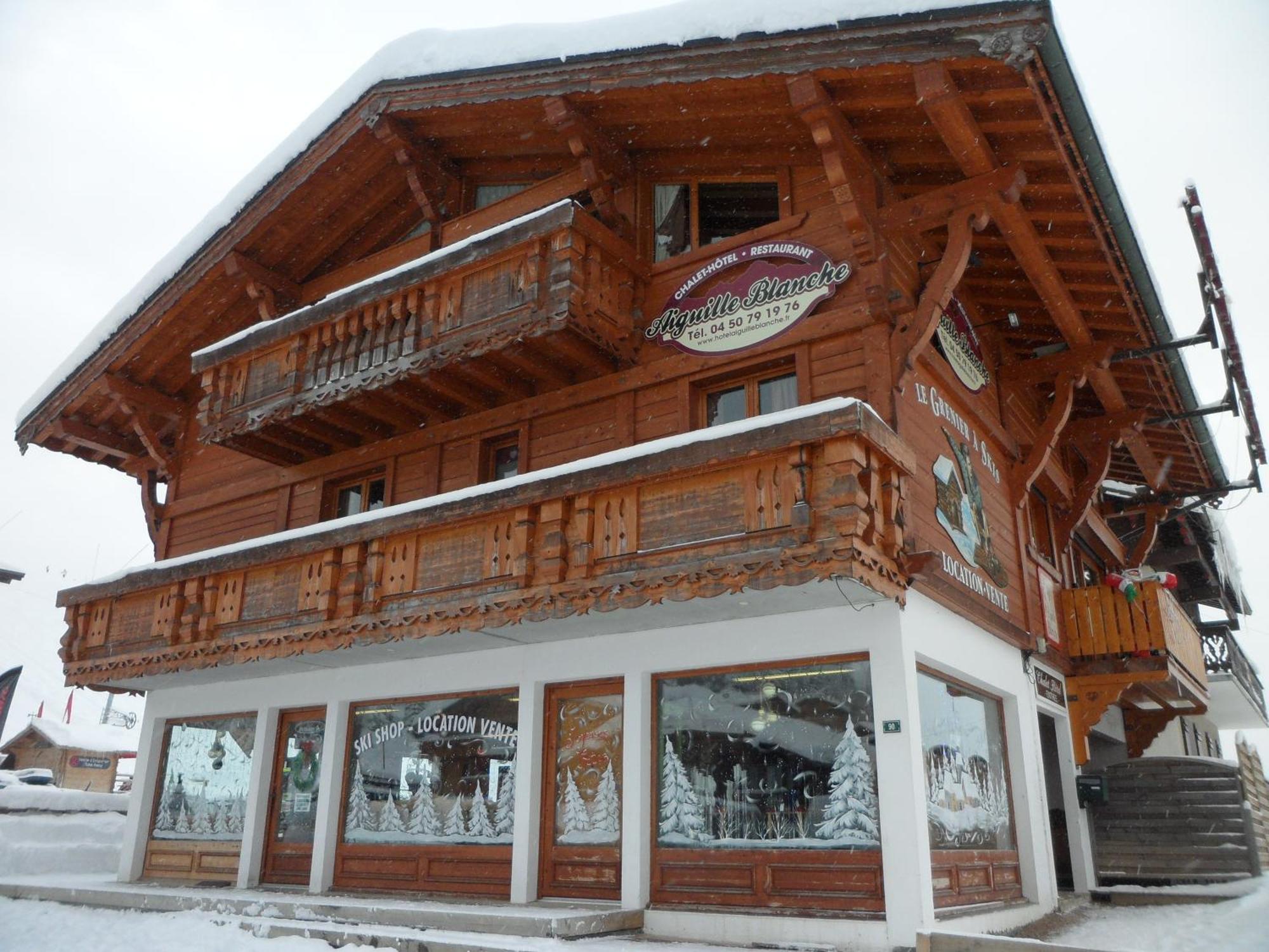 Chalet Hotel Aiguille Blanche Logis Les Gets Zewnętrze zdjęcie