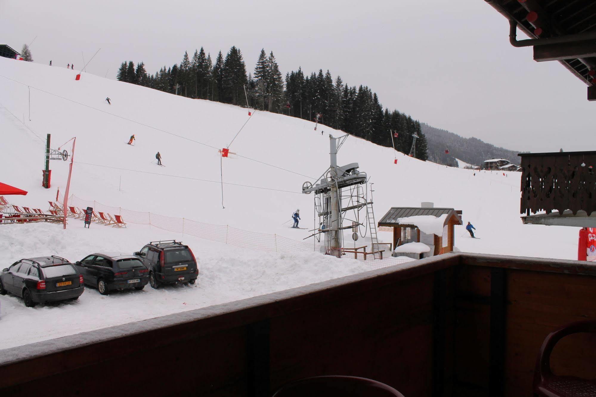 Chalet Hotel Aiguille Blanche Logis Les Gets Zewnętrze zdjęcie