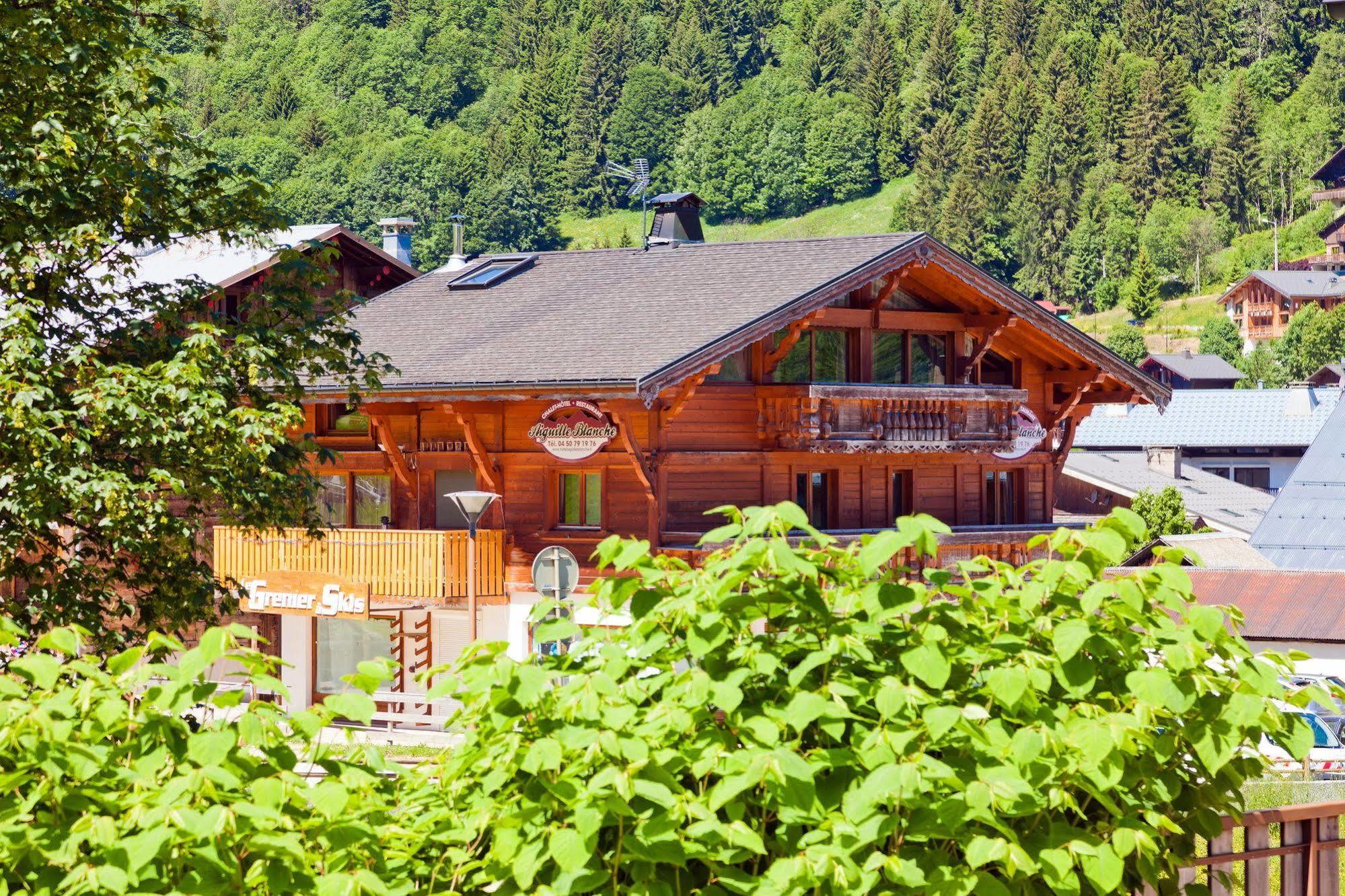 Chalet Hotel Aiguille Blanche Logis Les Gets Zewnętrze zdjęcie