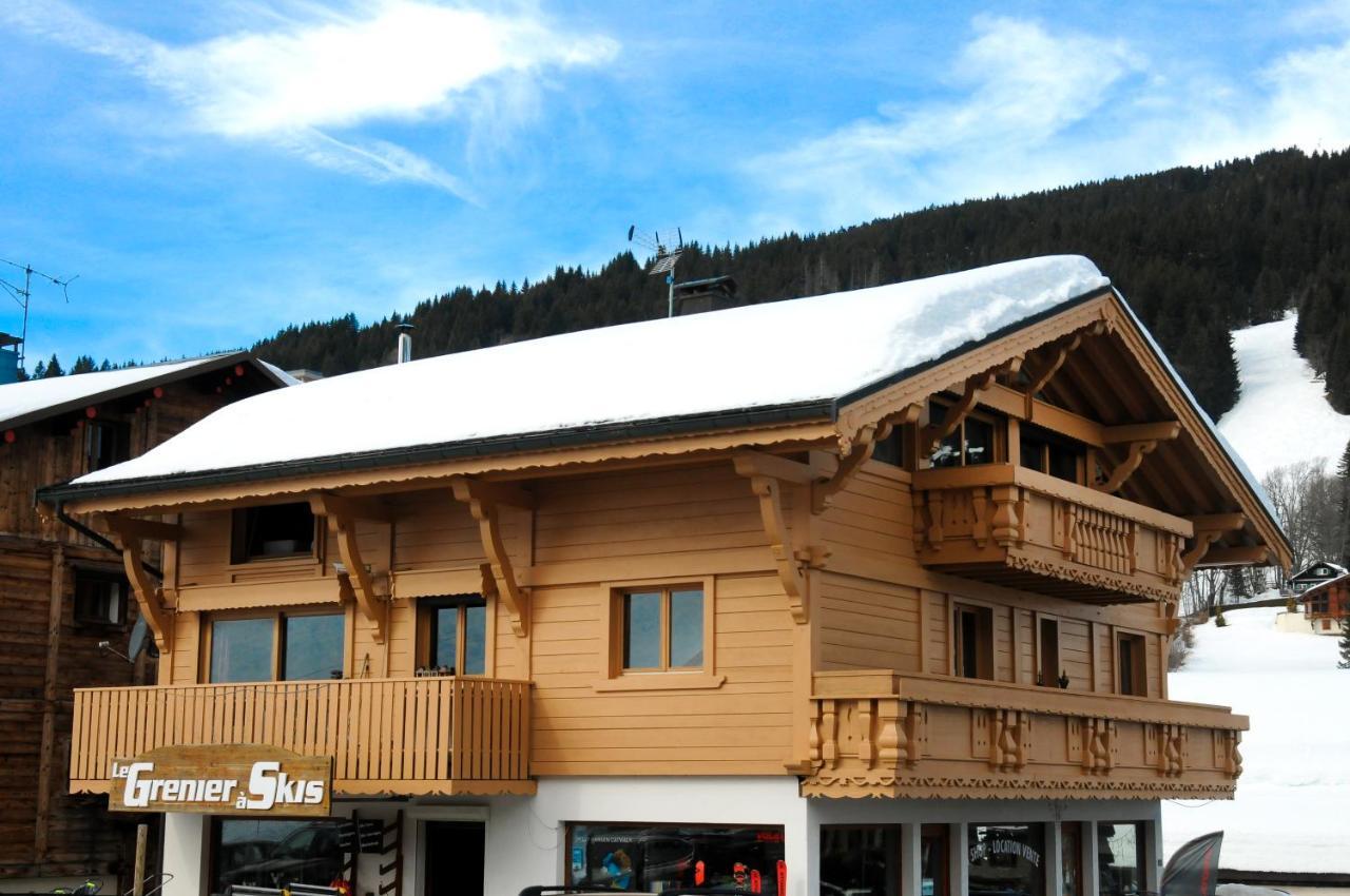 Chalet Hotel Aiguille Blanche Logis Les Gets Zewnętrze zdjęcie